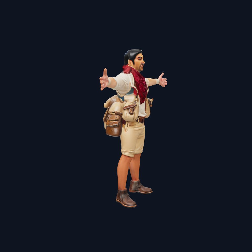 Adventurer Outfit Explorer model pack